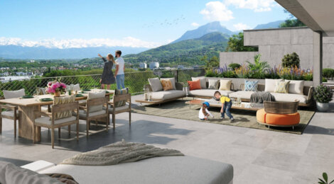 Programme immobilier neuf Arbor & sens - BAT F - Bassens entre Granier et Belledonne résidence avec vues dégagées (73000) - Référence : 11785