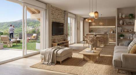 Programme immobilier neuf Bô-Salève - Beaumont à 30 min en bus du Léman Express : résidence intimiste entre nature et Genève (74160) - Référence : 16154