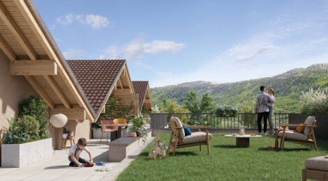 Programme immobilier neuf Bô-Salève - Beaumont à 30 min en bus du Léman Express : résidence intimiste entre nature et Genève (74160) - Référence : 16154