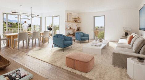 Programme immobilier neuf Domaine Ilia - Bossey : Résidence T2–T5 avec cadre naturel et confort optimisé proche des commodités (74160) - Référence : 6695
