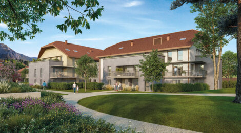 Programme immobilier neuf Domaine Ilia - Bossey : Résidence T2–T5 avec cadre naturel et confort optimisé proche des commodités (74160) - Référence : 6695
