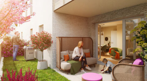 Programme immobilier neuf FIRST BOURG EN BREST - Bourg-en-Bresse à proximité de l’université Jean Moulin Lyon III (01000) - Référence : 14308