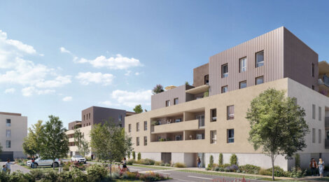 Programme immobilier neuf J.O.U.R - Bourg-en-Bresse cadre résidentiel près du centre et de la gare (01000) - Référence : 14304