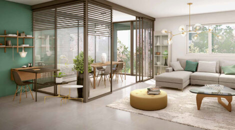 Programme immobilier neuf Espace Milliat - Bourg-en-Bresse : logements neufs sécurisés et verdoyants proche du centre (01000) - Référence : 14297