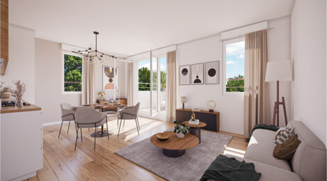 Programme immobilier neuf Coeur Citadelle - Bourg-en-Bresse quartier de la Citadelle proche gare (01000) - Référence : 14303