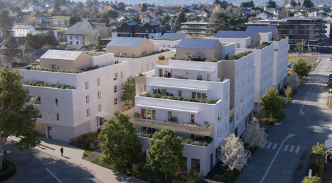 Programme immobilier neuf ILÔSENS - Challes-les-Eaux, appartements neufs et cadre de vie dynamique près de Chambéry (73190) - Référence : 15950