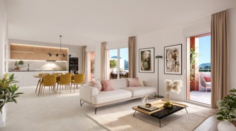 Programme immobilier neuf L'OREE BISSY - Chambéry : logements neufs sécurisés et verdoyants proche des commodités (73000) - Référence : 15434