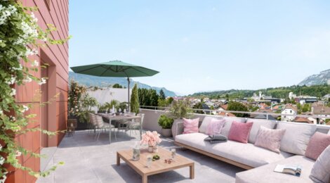 Programme immobilier neuf L'OREE BISSY - Chambéry : logements neufs sécurisés et verdoyants proche des commodités (73000) - Référence : 15434