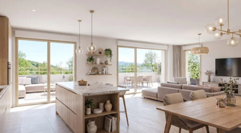 Programme immobilier neuf REFLET DES MONTS - Chambéry proche centre ville et transports (73000) - Référence : 17405