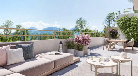 Programme immobilier neuf REFLET DES MONTS - Chambéry proche centre ville et transports (73000) - Référence : 17405