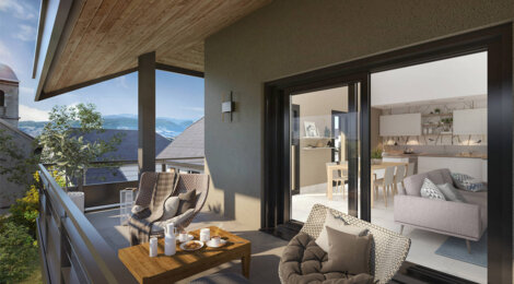 Programme immobilier neuf LE PRE GEORGES - Chapeiry aux portes d’Annecy (74540) - Référence : 13135