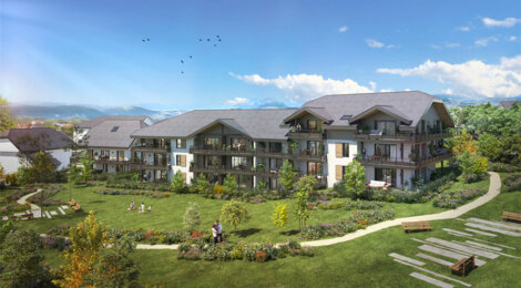 Programme immobilier neuf LE PRE GEORGES - Chapeiry aux portes d’Annecy (74540) - Référence : 13135