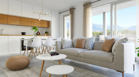 Programme immobilier neuf L'Ermengarde - Charvonnex : Résidence T2–T4 avec cadre naturel et confort optimisé proche des espaces verts (74370) - Référence : 4903