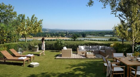 Programme immobilier neuf LES VILLAS DU VERGER - Chevrier : Résidence T4–T5 avec jardins et vue panoramique dans un hameau verdoyant (74520) - Référence : 1378