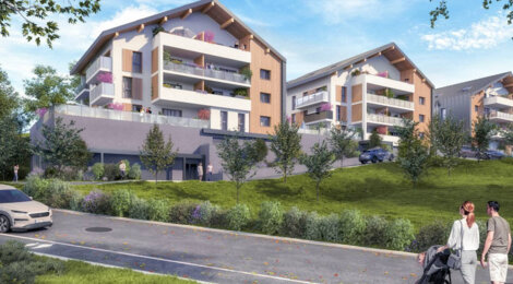 Programme immobilier neuf Le Verger - Choisy : Résidence T2–T4 avec cadre naturel et confort optimisé proche des commodités (74330) - Référence : 7070