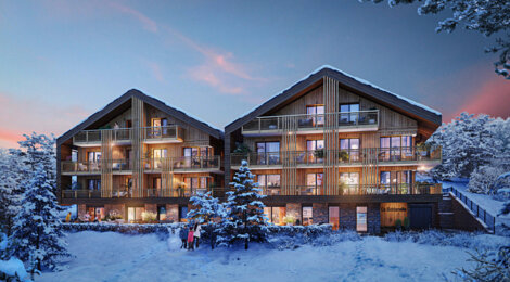 Programme immobilier neuf La Soldanelle - Cluses entre ski et nature proche des Carroz-d’Arâches (74300) - Référence : 11631