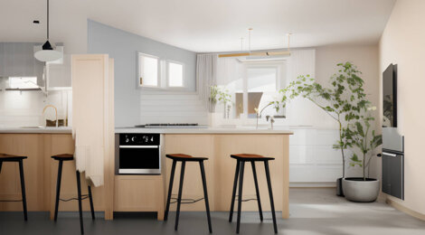 Programme immobilier neuf Domaine de la Commanderie - CORNIER (74) - Cornier : Résidence T2–T3 avec cadre montagnard et confort optimisé proche des commodités (74800) - Référence : 14592