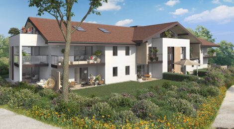 Programme immobilier neuf SOLARYS - Cranves-Sales : logements neufs lumineux et sécurisés proche du centre-ville (74380) - Référence : 14898
