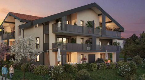 Programme immobilier neuf OUREA - Crozet : Résidence T2–T4 avec cadre naturel et confort optimisé proche des commodités (01170) - Référence : 14278
