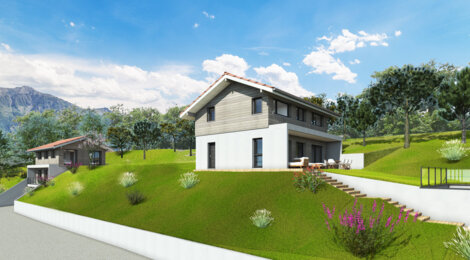 Programme immobilier neuf GRAND R - Cruseilles terrain à bâtir à deux pas du Lac des Dronières (74350) - Référence : 11260