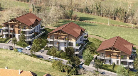 Programme immobilier neuf Les 6 Pétales - Dingy-en-Vuache proche de Vulbens (74520) - Référence : 16030