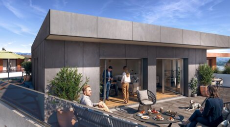 Programme immobilier neuf TERRE & O - Douvaine à proximité de la mairie et du bus (74140) - Référence : 9176