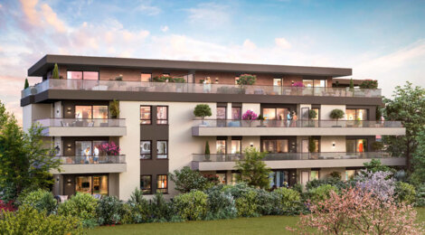 Programme immobilier neuf Villas Acacias - Douvaine résidence proche centre et Genève (74140) - Référence : 16201