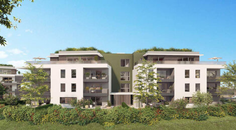 Programme immobilier neuf HORIZON DE JADE - Epagny Metz-Tessy : Résidence T2–T4 avec cadre naturel et confort optimisé proche des commodités (74330) - Référence : 6974