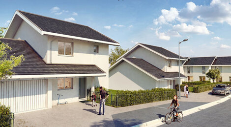 Programme immobilier neuf LES VILLAS DE L'ADRET - Etercy : Maisons T4–T5 avec jardins privatifs et surfaces modulables proche d’Annecy (74150) - Référence : 1003