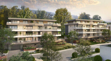Programme immobilier neuf Hill Park seconde tranche - Évian-les-Bains à deux pas du lac Léman (74500) - Référence : 16164