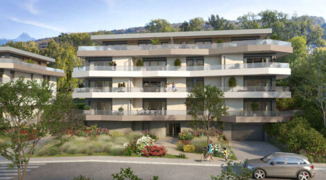 Programme immobilier neuf Hill Park seconde tranche - Évian-les-Bains à deux pas du lac Léman (74500) - Référence : 16164
