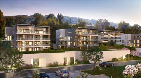 Programme immobilier neuf Hill Park seconde tranche - Évian-les-Bains à deux pas du lac Léman (74500) - Référence : 16164