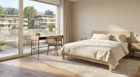 Programme immobilier neuf Hill Park 3ème tranche - Évian-les-Bains cadre naturel vue lac appartements lumineux (74500) - Référence : 17108