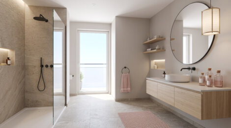 Programme immobilier neuf Green View - Evian-les-Bains : logements neufs sécurisés et verdoyants proche des commodités (74500) - Référence : 15551