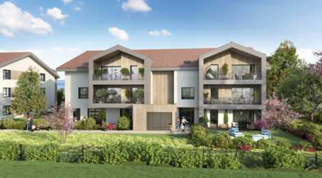 Programme immobilier neuf ALVEA - Evian-les-Bains résidence neuve proche ligne H (74500) - Référence : 17960