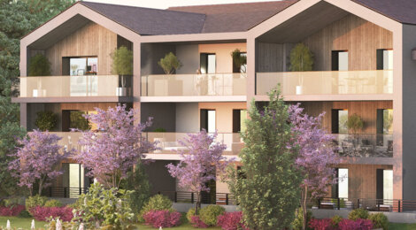 Programme immobilier neuf ALVEA - Evian-les-Bains résidence neuve proche ligne H (74500) - Référence : 17960