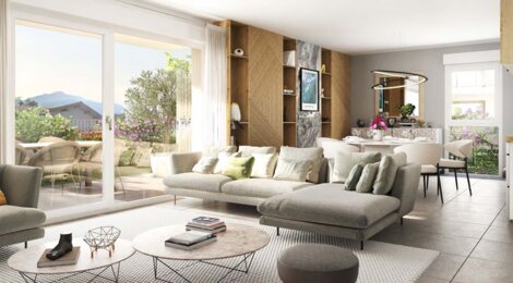 Programme immobilier neuf Eleman - Excenevex : résidence neuve proche lac Léman et plages (74140) - Référence : 15711
