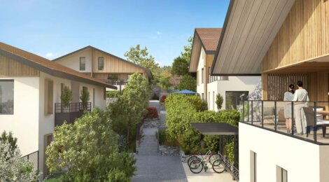 Programme immobilier neuf Eleman - Excenevex : résidence neuve proche lac Léman et plages (74140) - Référence : 15711