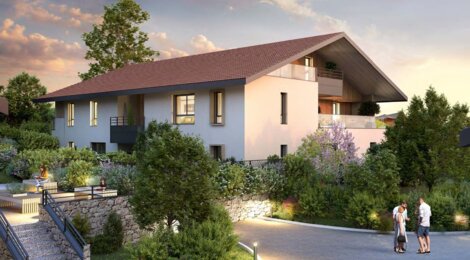 Programme immobilier neuf Eleman - Excenevex : résidence neuve proche lac Léman et plages (74140) - Référence : 15711