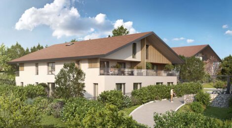 Programme immobilier neuf Eleman - Excenevex : résidence neuve proche lac Léman et plages (74140) - Référence : 15711