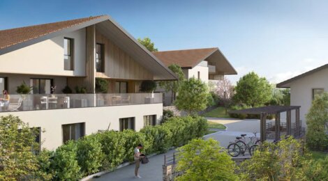 Programme immobilier neuf Eleman - Excenevex : résidence neuve proche lac Léman et plages (74140) - Référence : 15711