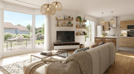 Programme immobilier neuf Villas PERSEA - Feigères cadre de vie calme proche Genève villas neuves (74160) - Référence : 17031