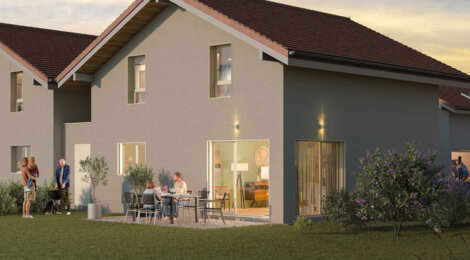 Programme immobilier neuf Villas PERSEA - Feigères cadre de vie calme proche Genève villas neuves (74160) - Référence : 17031
