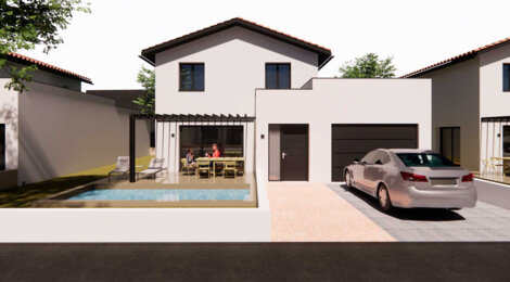 Programme immobilier neuf Le domaine des Villas - Feillens maisons 4 et 5 pièces proches de Mâcon (01570) - Référence : 17578
