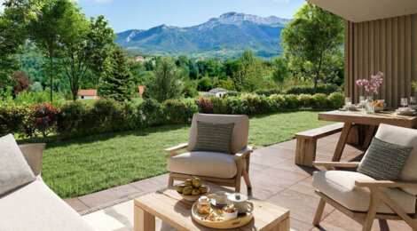 Programme immobilier neuf L'OREE DES PRES - Fillières-Saint-Martin-Bellevue adresse neuve entre lac et montagne (74570) - Référence : 17372