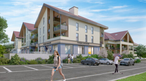 Programme immobilier neuf Cœur Frangy - Frangy : Résidence studio–T4 avec cadre résidentiel et confort optimisé proche des commodités (74270) - Référence : 14711