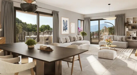 Programme immobilier neuf L'EDEN PARC tranche 2 - Grésy-sur-Aix gare à pied et lac du Bourget à 18 min (73100) - Référence : 18649
