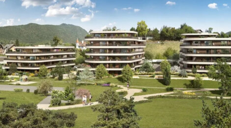 Programme immobilier neuf L'EDEN PARC tranche 2 - Grésy-sur-Aix gare à pied et lac du Bourget à 18 min (73100) - Référence : 18649