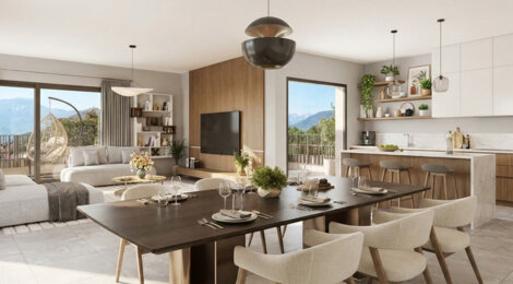Programme immobilier neuf L'EDEN PARC tranche 2 - Grésy-sur-Aix gare à pied et lac du Bourget à 18 min (73100) - Référence : 18649