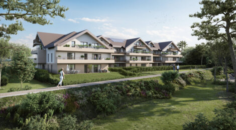 Programme immobilier neuf Les Jardins de Sierre - Grésy-sur-Aix : Résidence T2–T4 avec cadre naturel et confort optimisé proche des commodités (73100) - Référence : 6413